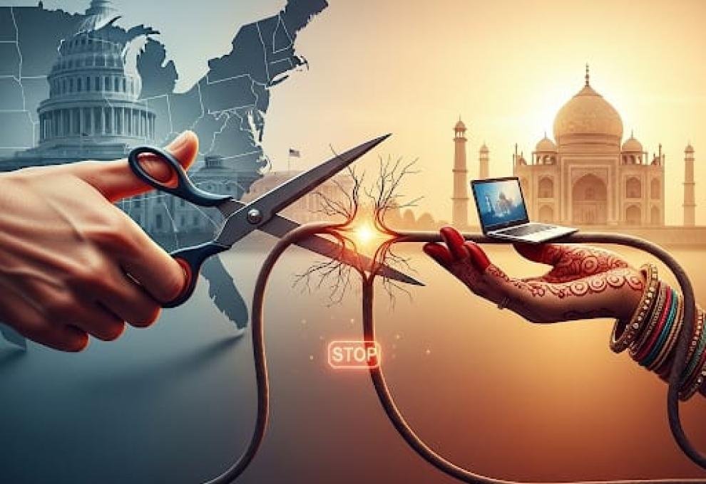 US stops outsourcing to India 