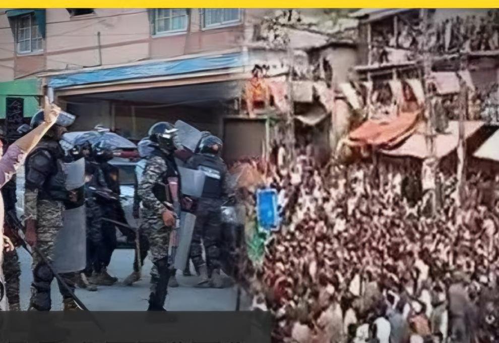 Protest in Mussafarbad,POK