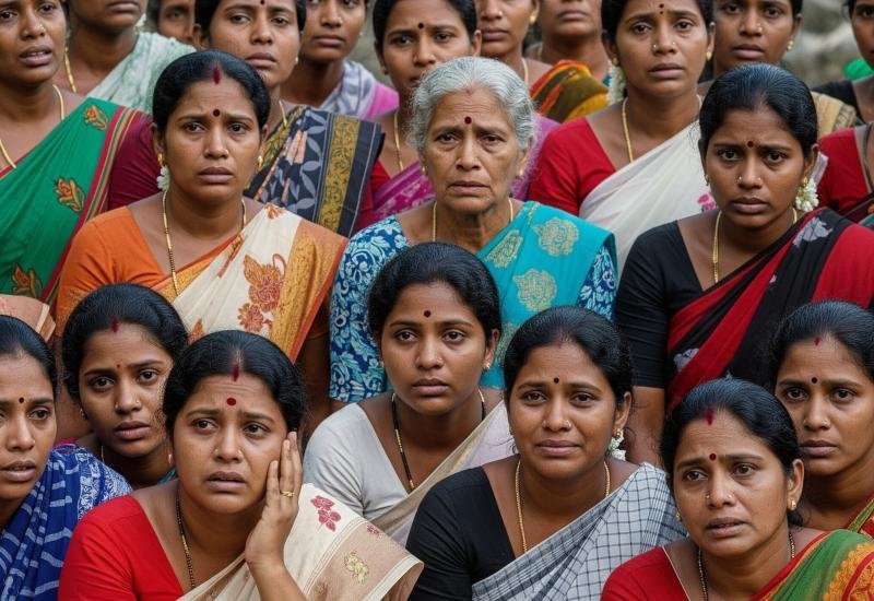 Malayali women in despair 