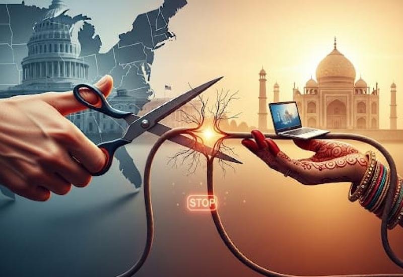 US stops outsourcing to India 