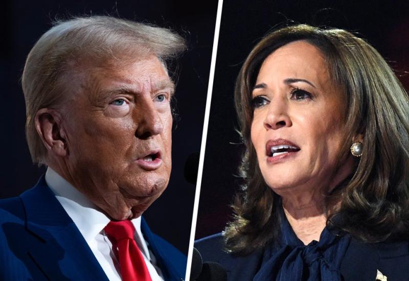 Kamala Harris and Trump