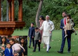J.D Vance and Family with P.M Modi