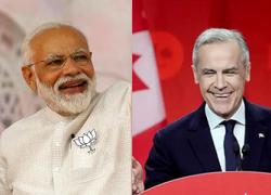 Mark Carney and Narendra Modi