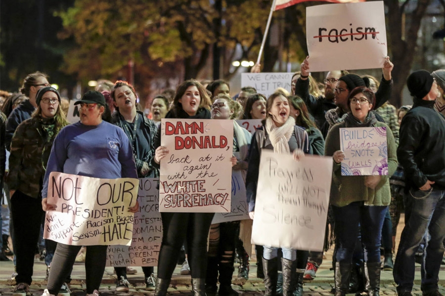 Trump protest