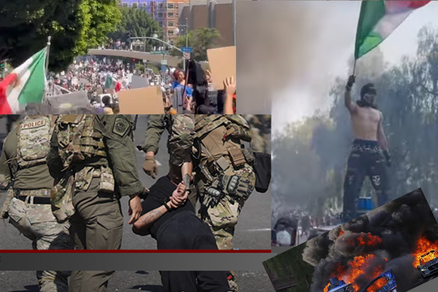 Los Angeles protesting