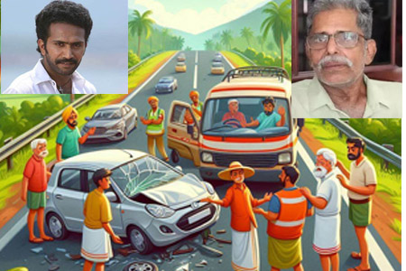 shine chacko's accident
