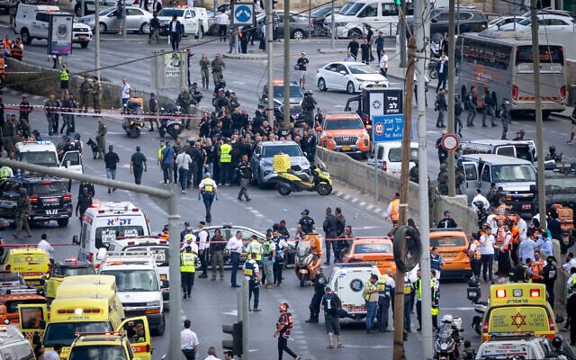 The bus stop where Israelites shot dead