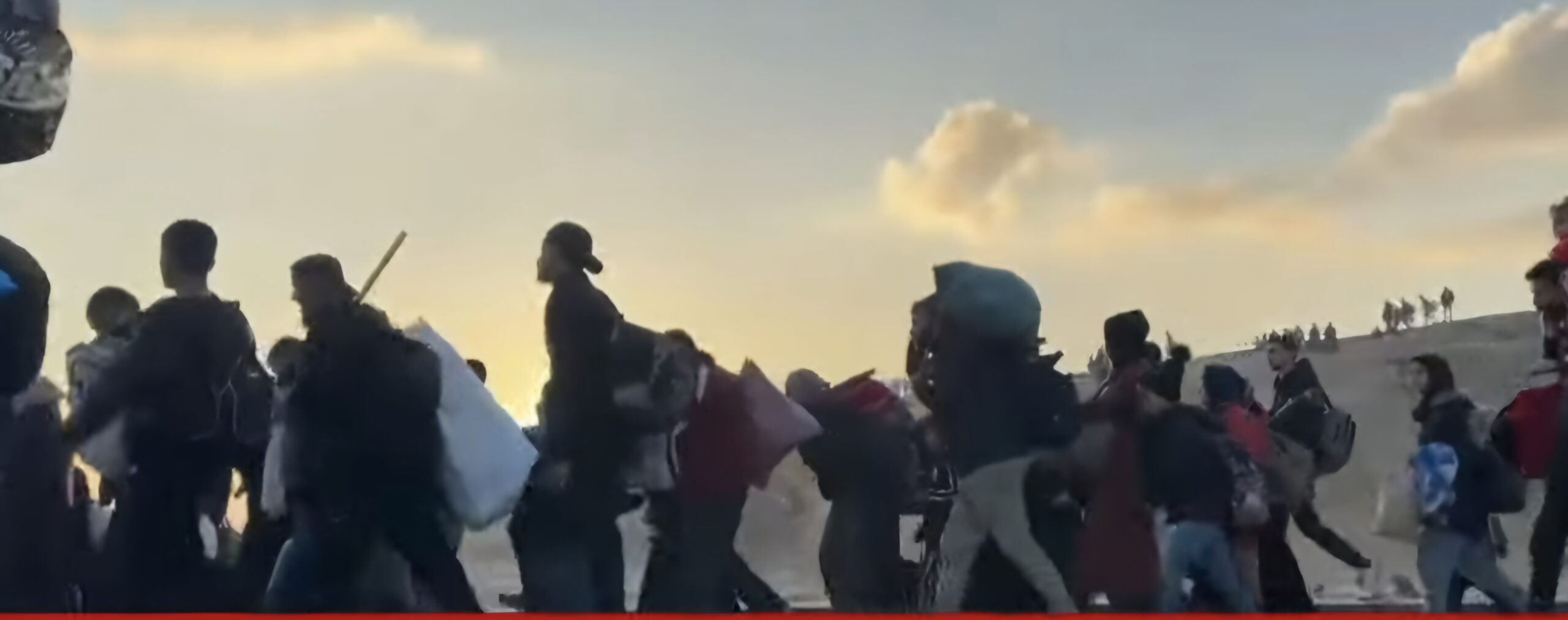 Refugees returning to Gaza